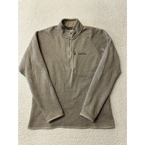 Eddie Bauer Mens 1/4 Zip Sweatshirt Pullover Large Tall - Picture 1 of 7